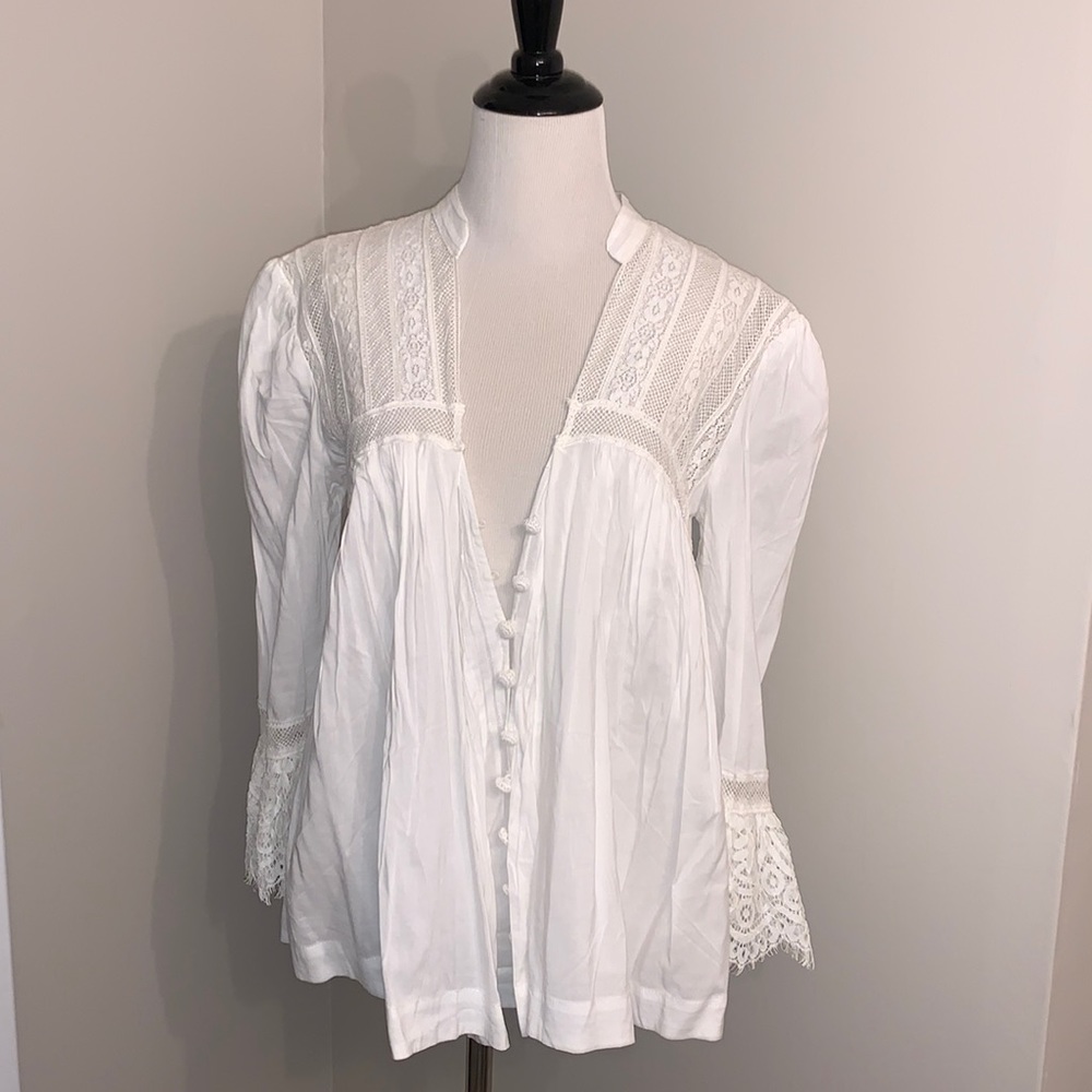 NWT Free People Esme Button Down Shirt